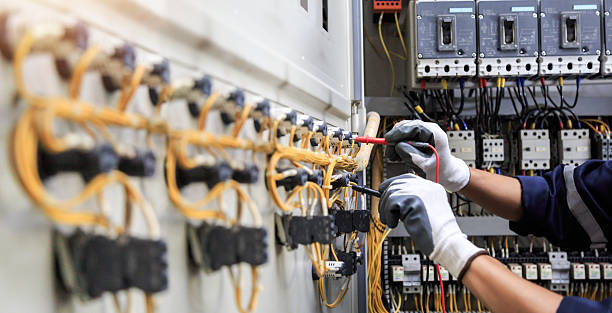 Professional Electrician technician working in Cheshire Village, CT